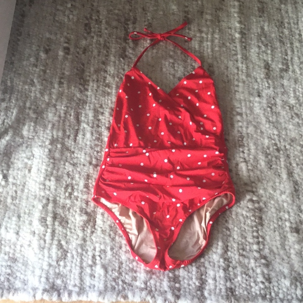 J Crew Long Torso One Piece Swimsuit